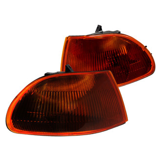 Spec-D® - Chrome Smoke/Amber Factory Style Turn Signal/Corner Lights