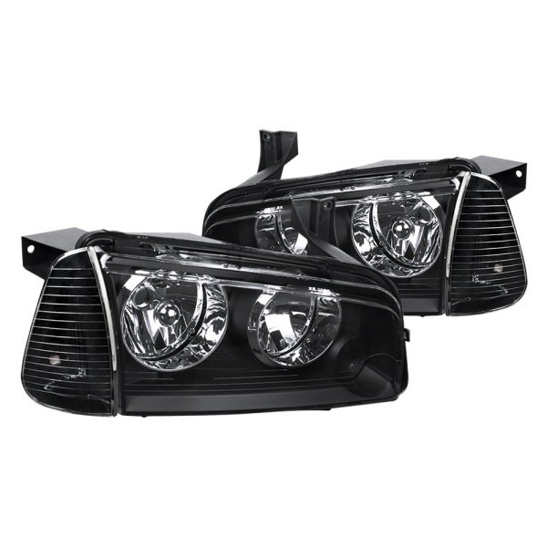SpecD® Dodge Charger with Factory Halogen Headlights 2006 Black