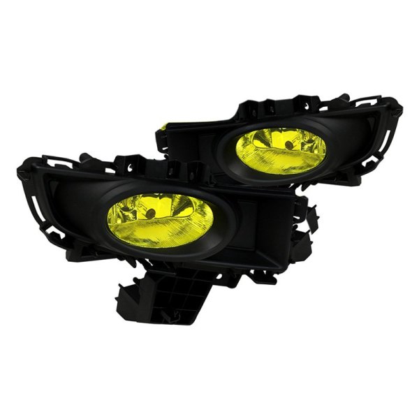 Spec-D® - Yellow Factory Style Fog Lights, Mazda 3