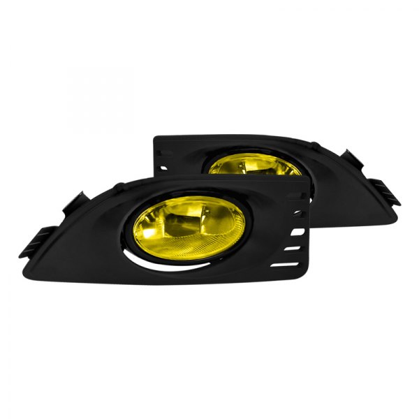 Spec-D® - Yellow Factory Style Fog Lights, Acura RSX