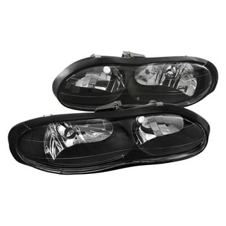 Spec-D® - Driver and Passenger Side Black Euro Headlights