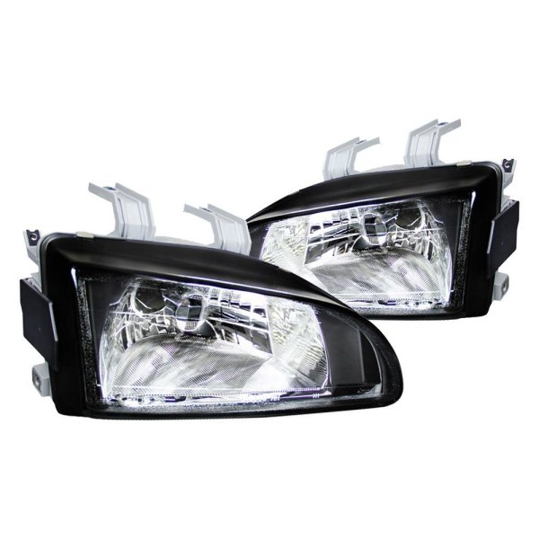 Spec-D® - Black Euro Headlights, Honda Civic