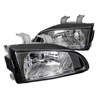 Spec-D® - Driver and Passenger Side Black Euro Headlights