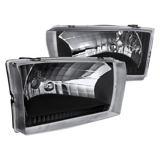 Spec-D® - Driver and Passenger Side Black Euro Headlights