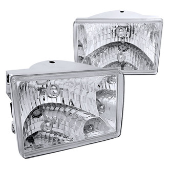 Spec-D® - Driver and Passenger Side Chrome Euro Headlights
