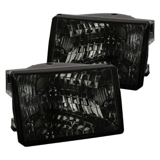 Spec-D® - Driver and Passenger Side Chrome/Smoke Euro Headlights