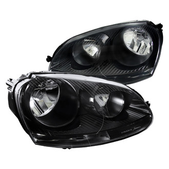 Spec-D® - Driver and Passenger Side Black Euro Headlights