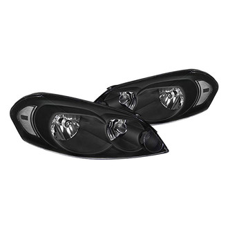 Spec-D® - Driver and Passenger Side Black Euro Headlights