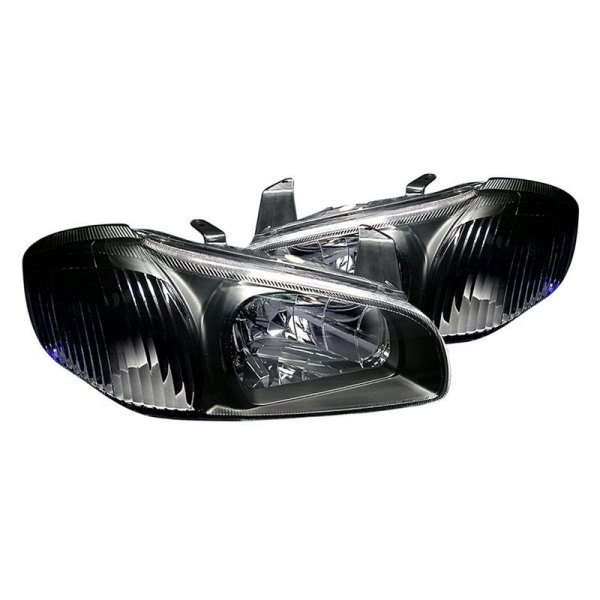 Spec-D® - Black Euro Headlights, Nissan Maxima