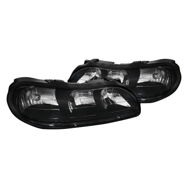 Spec-D® LH-MBU97JM-RS - Black Euro Headlights