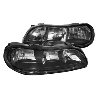 Spec-D® - Driver and Passenger Side Black Euro Headlights