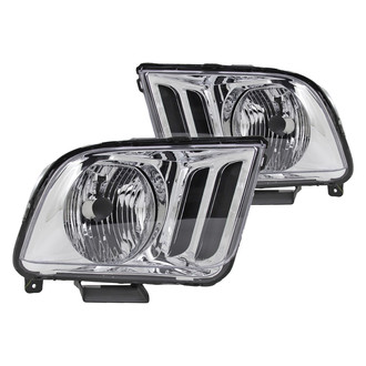Spec-D® - Driver and Passenger Side Chrome Euro Headlights
