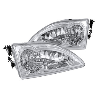 Spec-D® - Driver and Passenger Side Chrome Euro Headlights