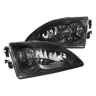 Spec-D® - Driver and Passenger Side Black Euro Headlights