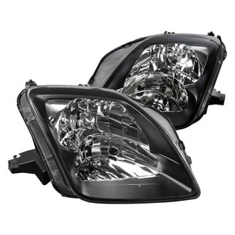 Spec-D® - Driver and Passenger Side Black Euro Headlights