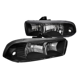 Spec-D® - Driver and Passenger Side Black Euro Headlights