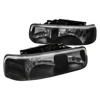 Spec-D® - Driver and Passenger Side Black Euro Headlights
