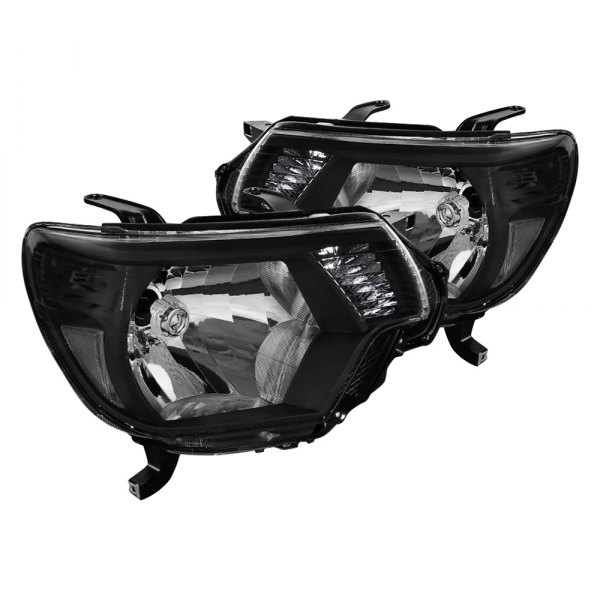 Spec-D® - Black Euro Headlights, Toyota Tacoma