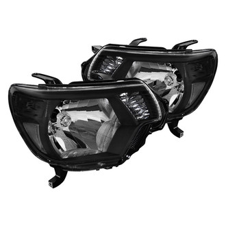 Spec-D® - Driver and Passenger Side Black Euro Headlights