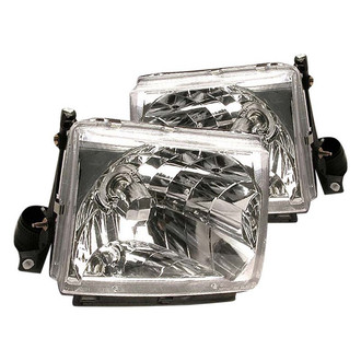 Spec-D® - Driver and Passenger Side Chrome Euro Headlights