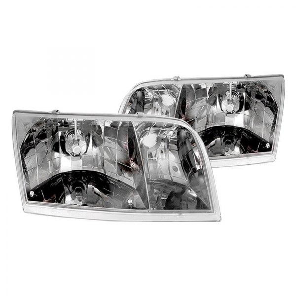 Spec-D® - Chrome Euro Headlights, Ford Crown Victoria
