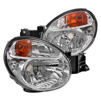 Spec-D® - Driver and Passenger Side Chrome Euro Headlights