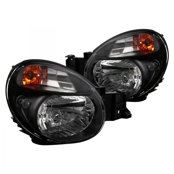 Spec-D® - Black Euro Headlights, Subaru WRX