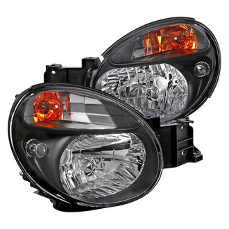 Spec-D® - Driver and Passenger Side Black Euro Headlights