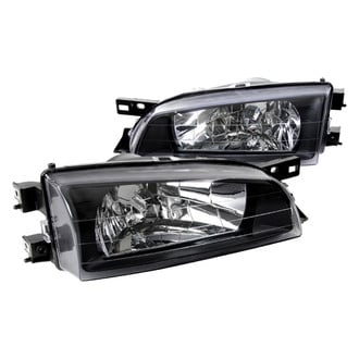 Spec-D® - Driver and Passenger Side Black Euro Headlights