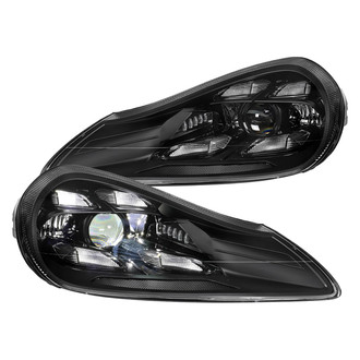 Spec-D® - Driver and Passenger Side Matte Black LED Headlights