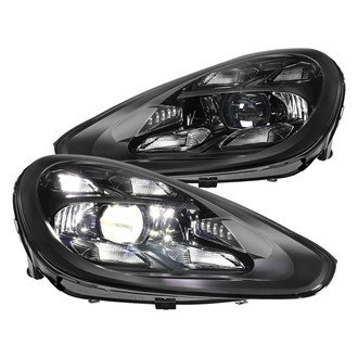 Spec-D® - Driver and Passenger Side Matte Black LED Headlights