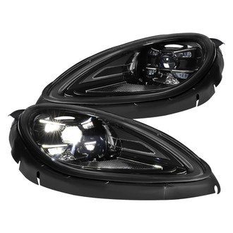 Spec-D® - Driver and Passenger Side Matte Black LED Headlights