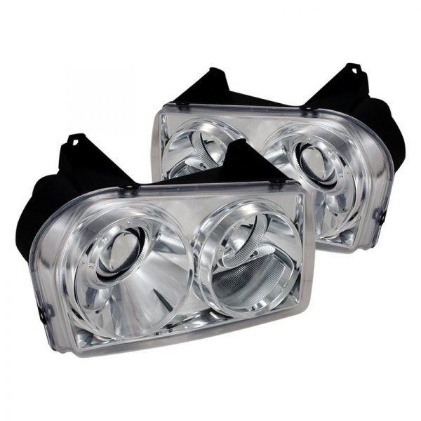 Spec-D® - Chrome Projector Headlights, Chrysler 300