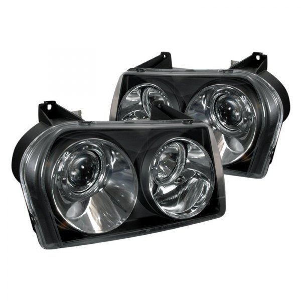 Spec-D® - Black Projector Headlights, Chrysler 300