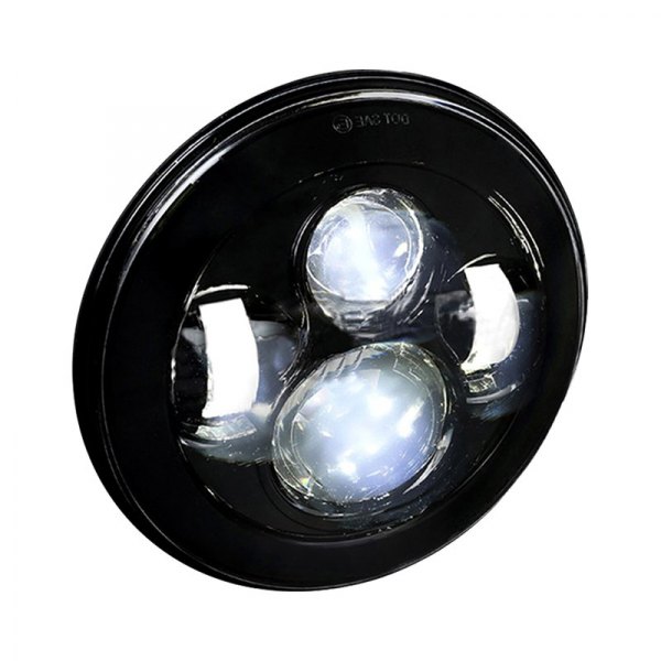 Spec-D® - 7" Round Black Projector LED Headlight