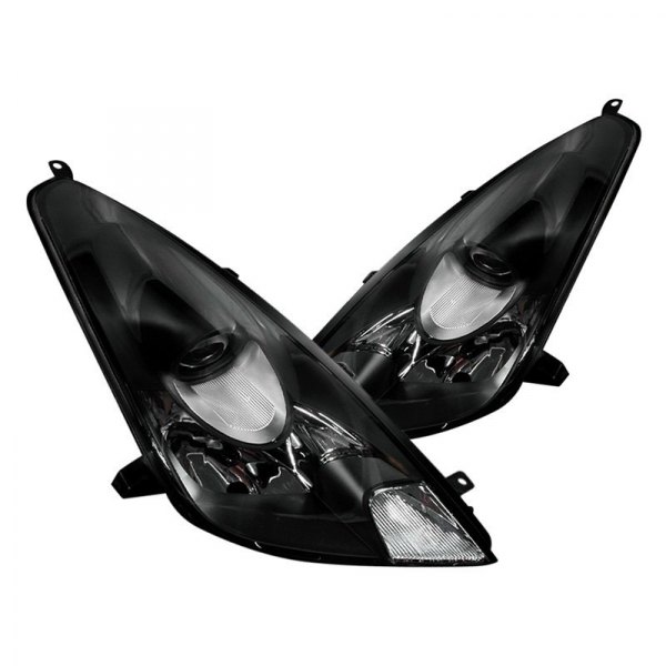 Spec-D® - Black Projector Headlights, Toyota Celica
