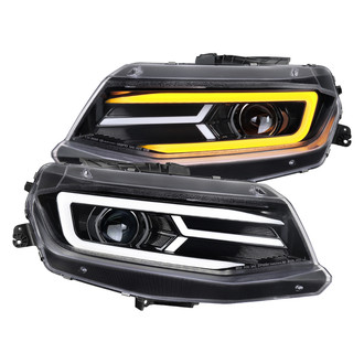 Spec-D® - Driver and Passenger Side Black Headlights