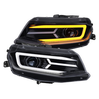 Spec-D® - Driver and Passenger Side Chrome/Smoke Headlights