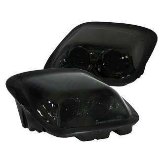 Spec-D® - Driver and Passenger Side Gray/Smoke Projector Headlights