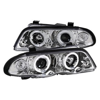 Spec-D® - Driver and Passenger Side Chrome LED Dual Halo Projector Headlights
