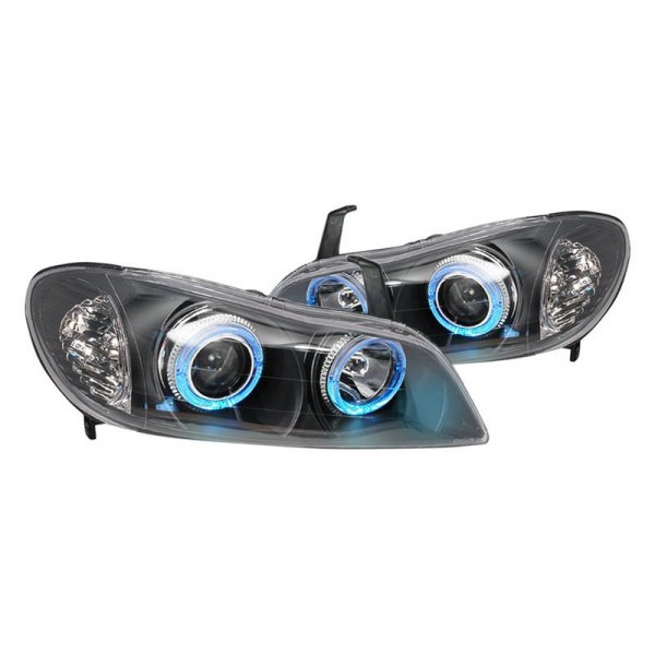 Spec-D® - Black LED Halo Projector Headlights, Infiniti I30