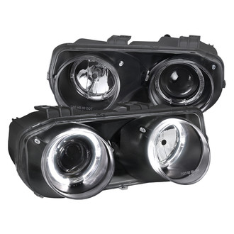 Spec-D® - Driver and Passenger Side Black Halo Projector Headlights