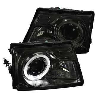 Spec-D® - Driver and Passenger Side Black/Smoke LED Halo Projector Headlights