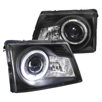 Spec-D® - Driver and Passenger Side Black LED Halo Projector Headlights