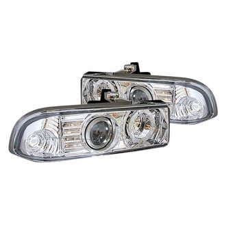 Spec-D® - Driver and Passenger Side Chrome LED Halo Projector Headlights