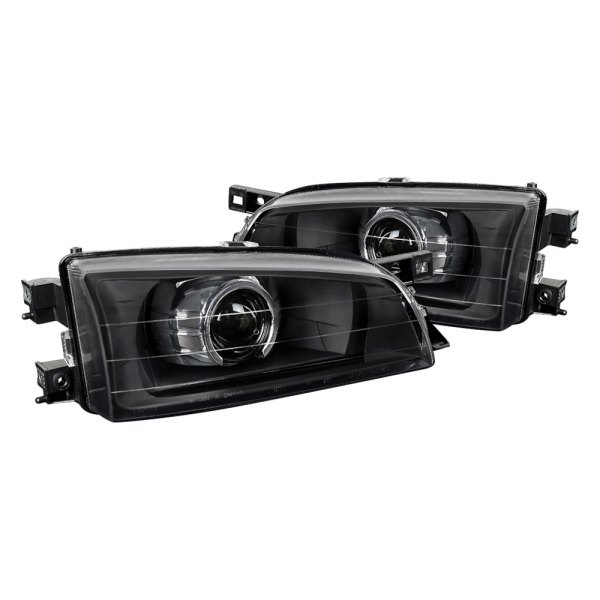 Spec-D® - Black Projector Headlights, Subaru Impreza