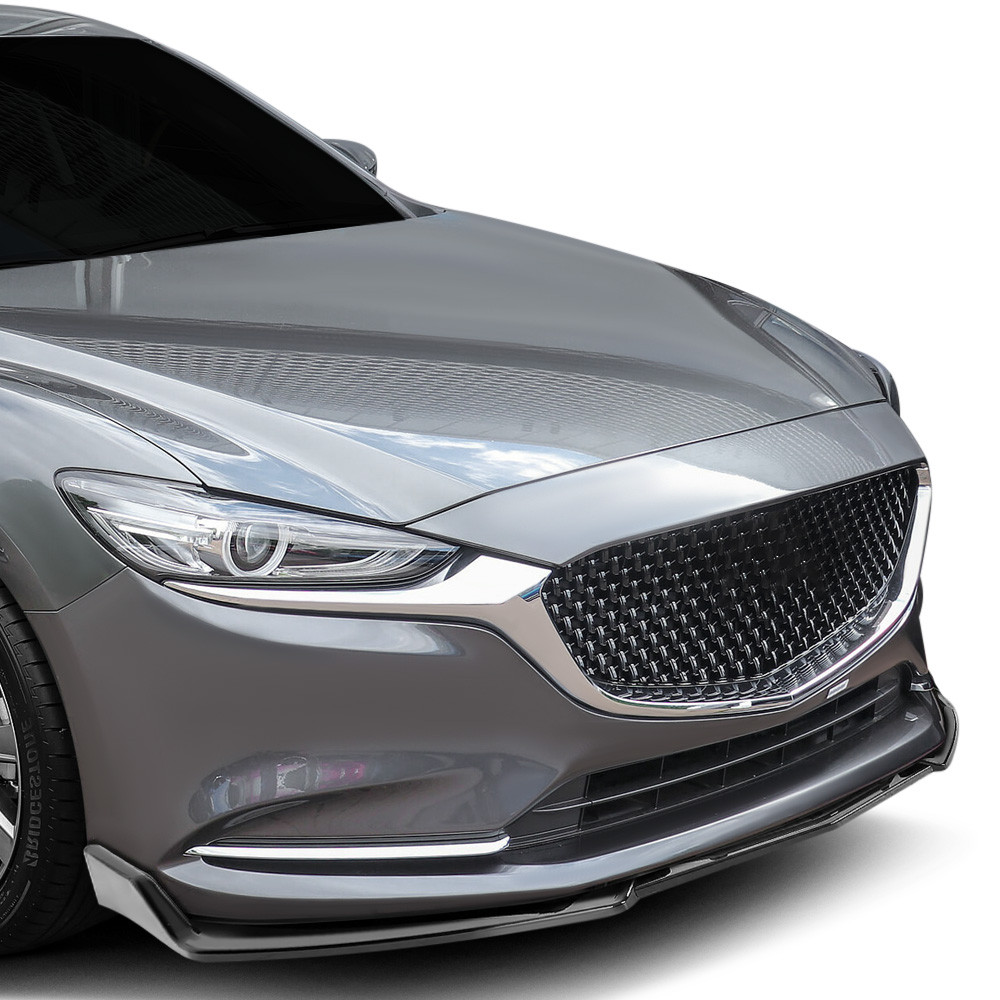 Spec-D® LPF-MZ314GB-AK - Glossy Black Front Bumper Lip
