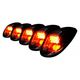 Spec-D® - Black Smoke LED Cab Roof Lights