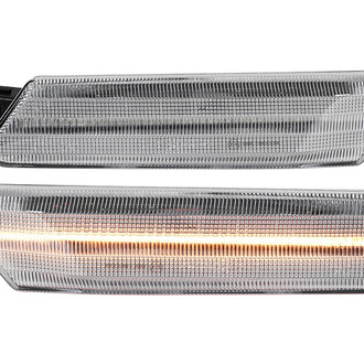 Spec-D® - Driver Side Chrome Factory Style LED Side Marker Lights