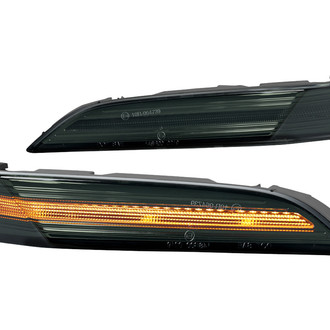 Spec-D® - Driver Side Chrome Smoke Factory Style LED Side Marker Lights